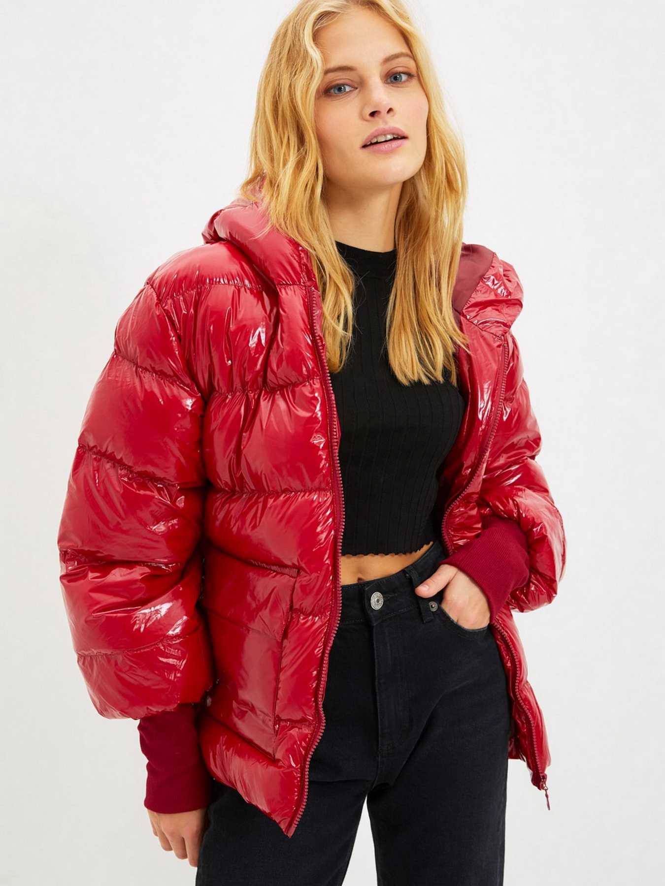 Зимова куртка Trendyol модель TWOAW20MO0014/Kirmizi Фото