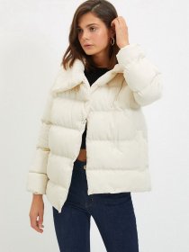 Зимняя куртка Trendyol модель TWOAW22MO0402/Ekru Фото