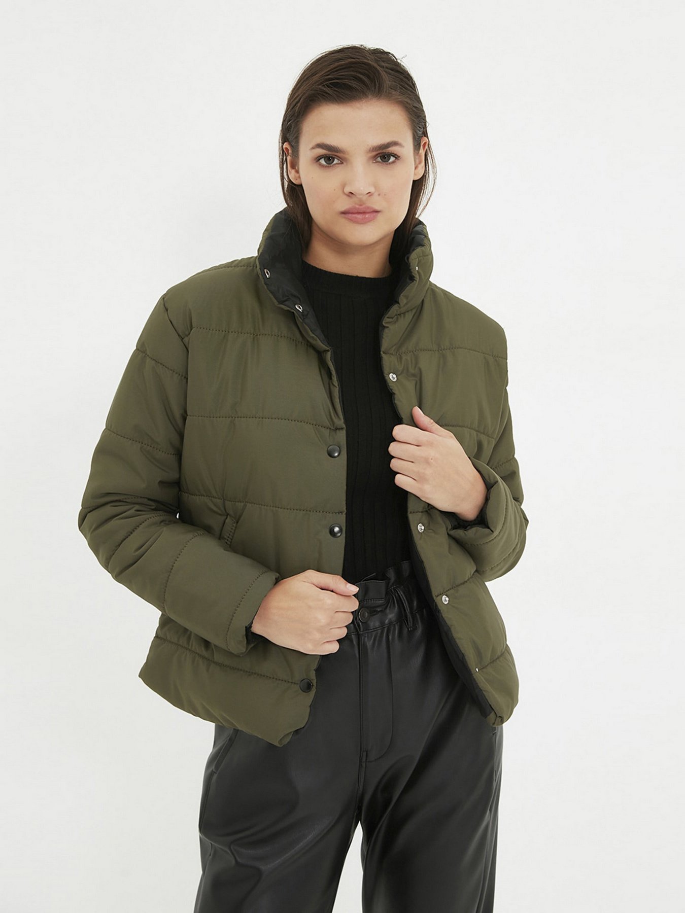 Демісезонна куртка Trendyol модель TWOAW22MO0575/Haki Фото