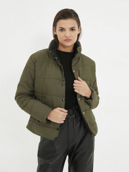 Демисезонная куртка Trendyol модель TWOAW22MO0575/Haki Фото