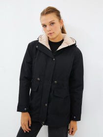 Парка Trendyol модель TWOAW21KB0065/Siyah Фото