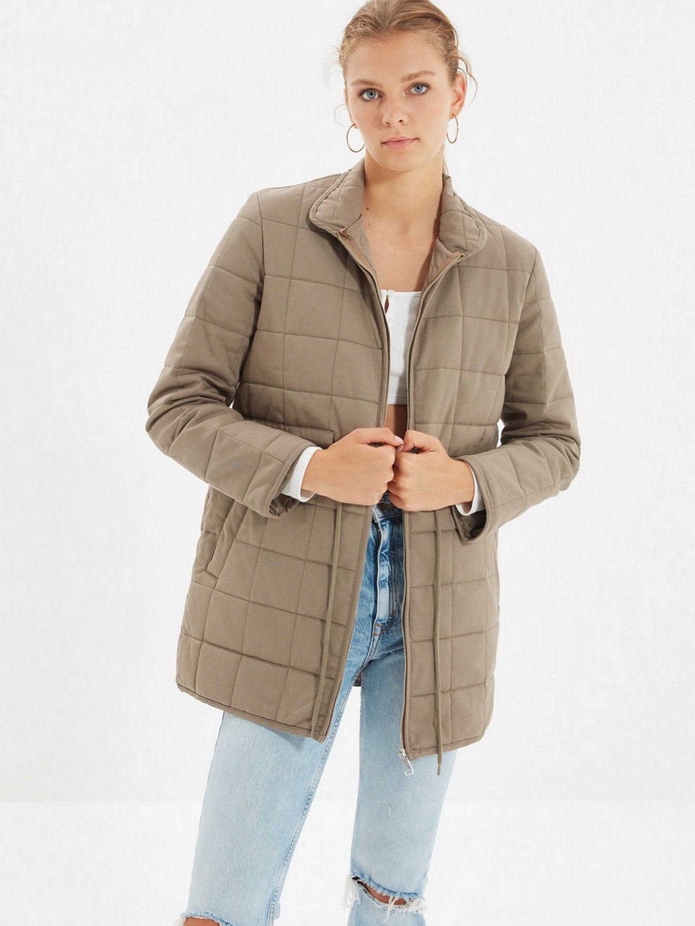 Демісезонна куртка Trendyol модель TWOAW22MO0291/Vizon Фото