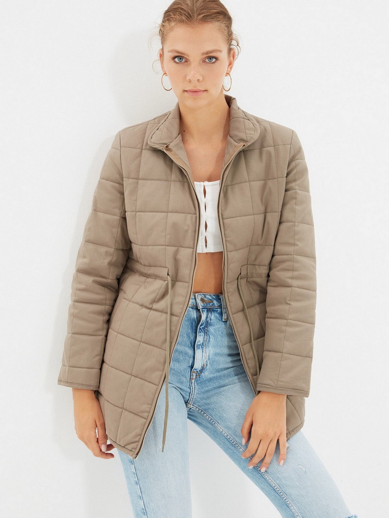 Демісезонна куртка Trendyol модель TWOAW22MO0291/Vizon Фото