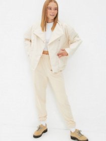 Зимняя куртка Trendyol модель TWOAW22MO0116/Ekru Фото