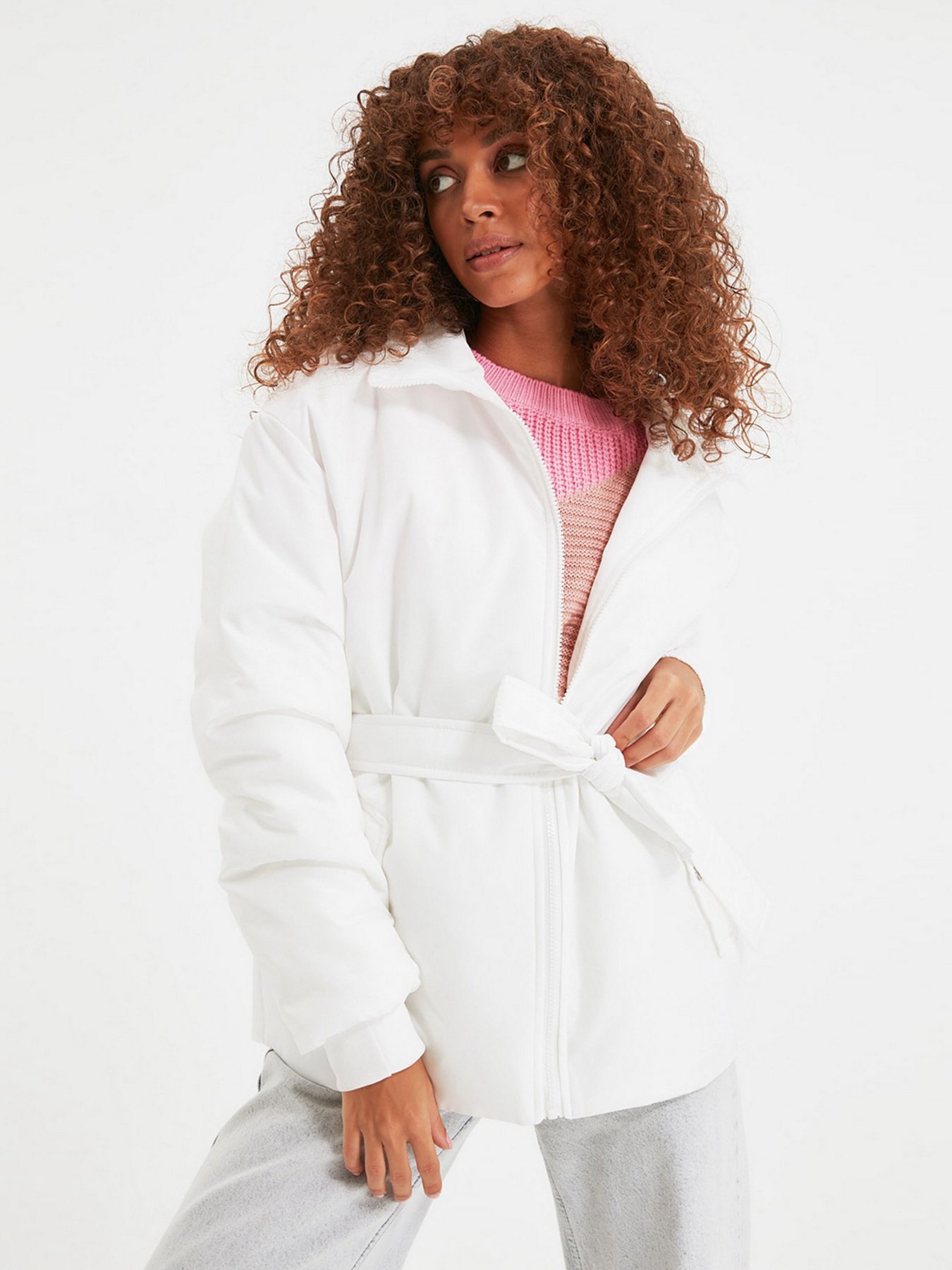 Демісезонна куртка Trendyol модель TWOAW22MO0067/Ekru Фото