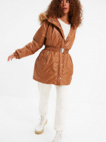 Зимова куртка Trendyol модель TWOAW22MO0070/Vizon Фото