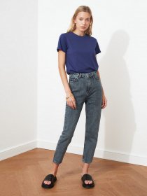 Джинси мом Trendyol Mom модель TWOAW20JE0180/Antrasit Фото