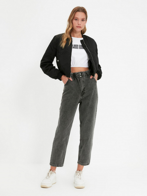 Джинсы мом Trendyol Mom модель TWOAW22JE0793/Antrasit Фото