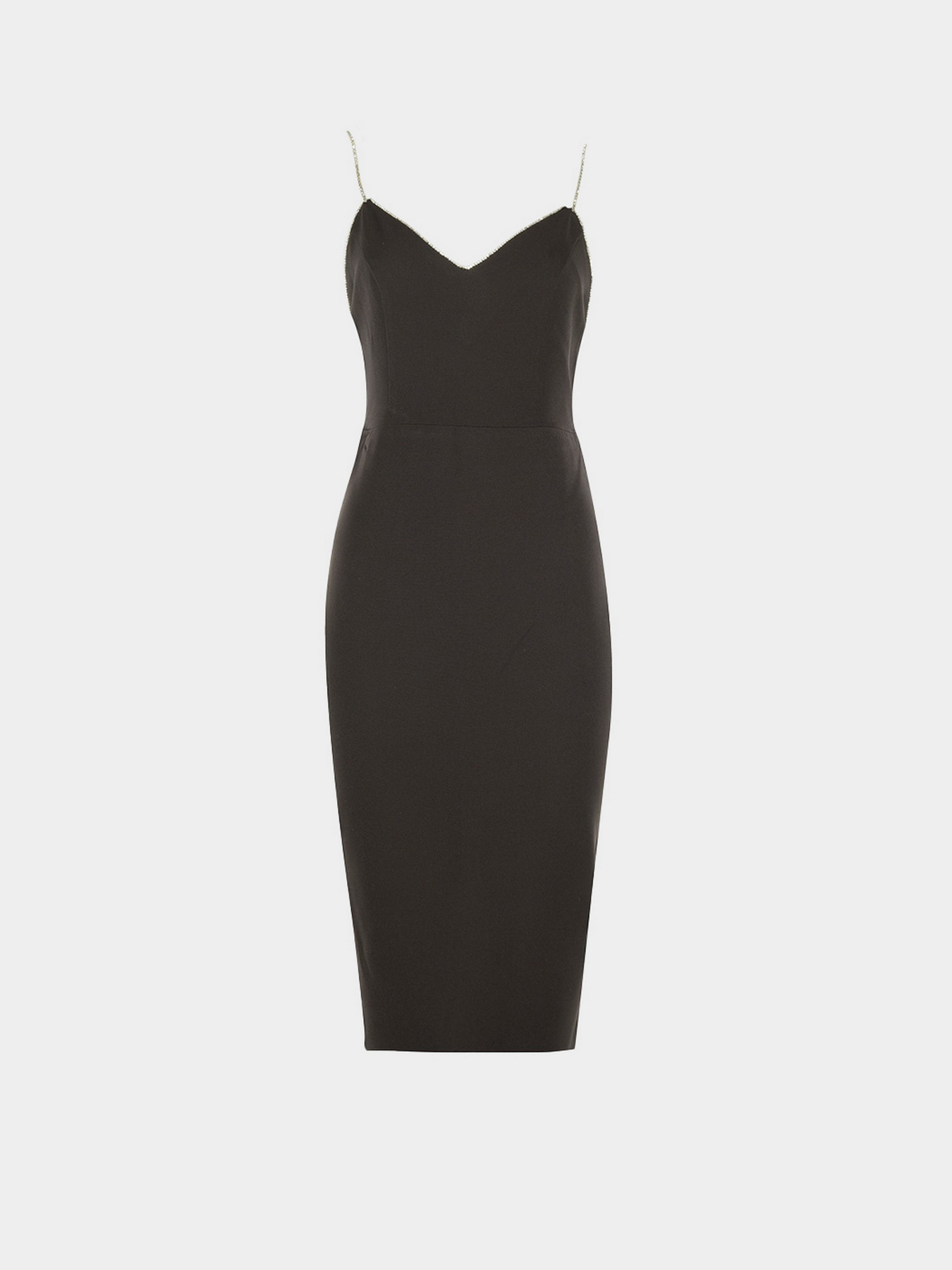 Платье миди Trendyol модель TPRSS20EL2061/Siyah Фото