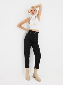 Джинси мом Trendyol Mom модель TWOAW22JE0793/Siyah Фото