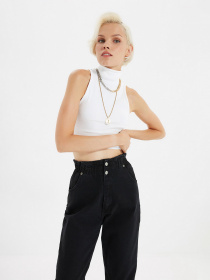 Джинси мом Trendyol Mom модель TWOAW22JE0793/Siyah Фото