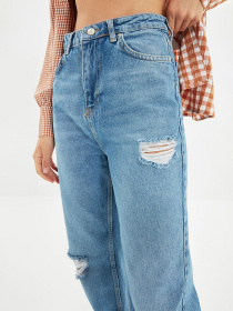 Прямі джинси Trendyol Wide Leg модель TWOAW22JE0450/Mavi Фото