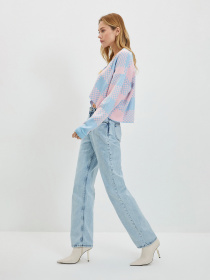 Прямі джинси Trendyol Wide Leg модель TWOAW22JE1420/Mavi Фото