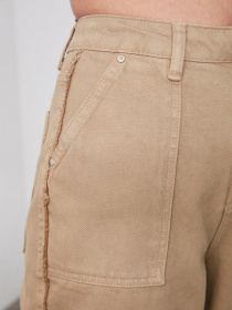 Прямі джинси Trendyol Straight модель TWOAW21JE0072/Camel Фото