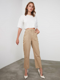 Прямі джинси Trendyol Straight модель TWOAW21JE0072/Camel Фото