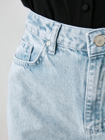 Широкі джинси Trendyol Wide Leg модель TWOAW21JE0573/Gri Фото