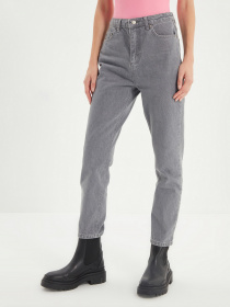 Прямі джинси Trendyol Mom модель TWOAW22JE0364/Gri Фото