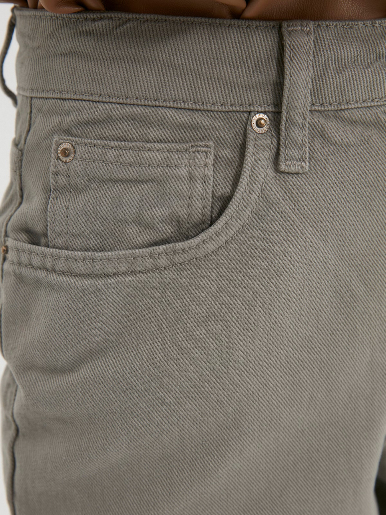 Прямі джинси Trendyol Straight модель TWOAW22JE1073/Gri Фото