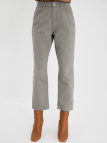 Прямі джинси Trendyol Straight модель TWOAW22JE1073/Gri Фото