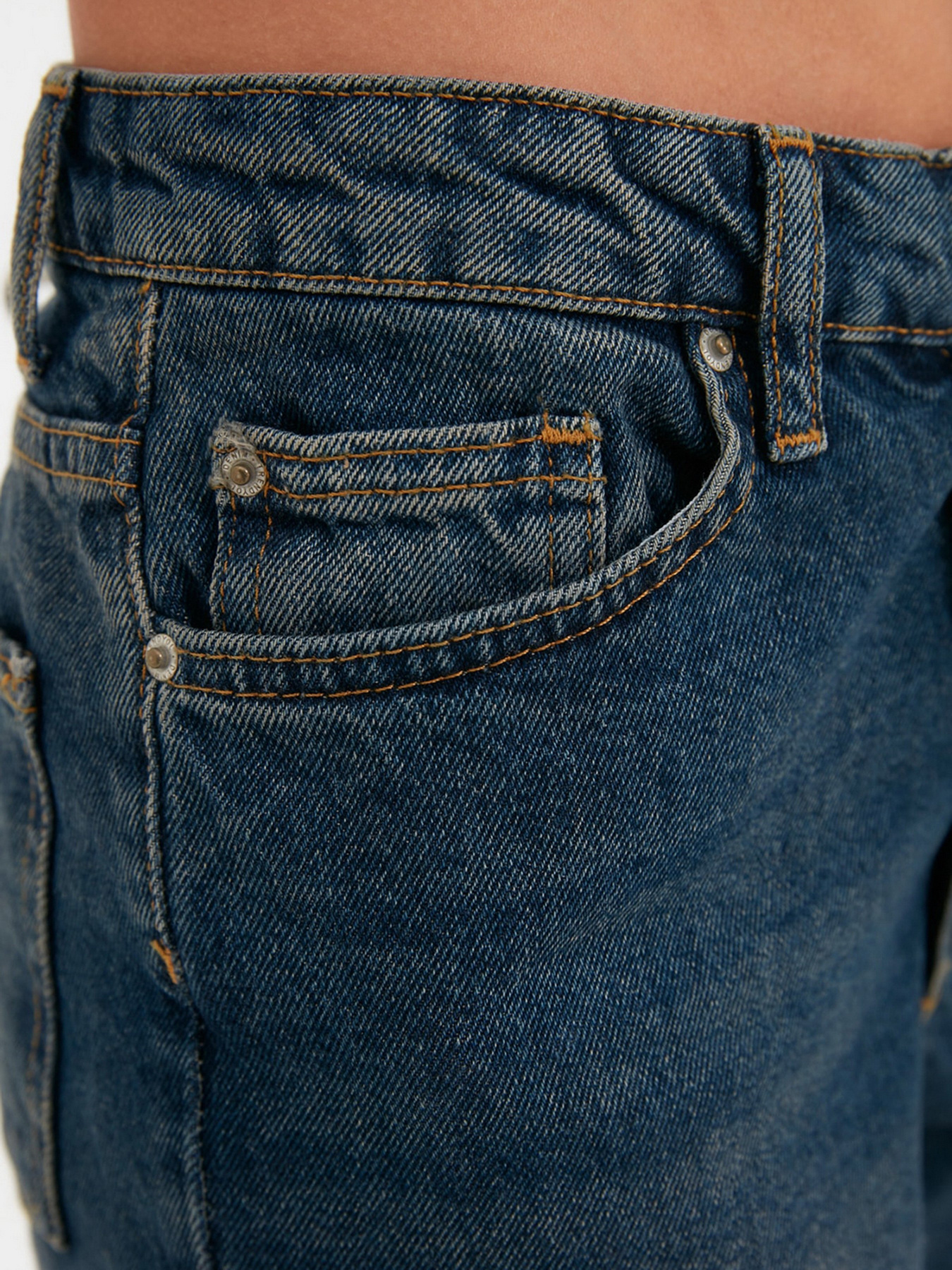 Прямые джинсы Trendyol Bootcut модель TWOAW22JE1057/Indigo Фото