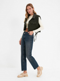 Прямые джинсы Trendyol Bootcut модель TWOAW22JE1057/Indigo Фото