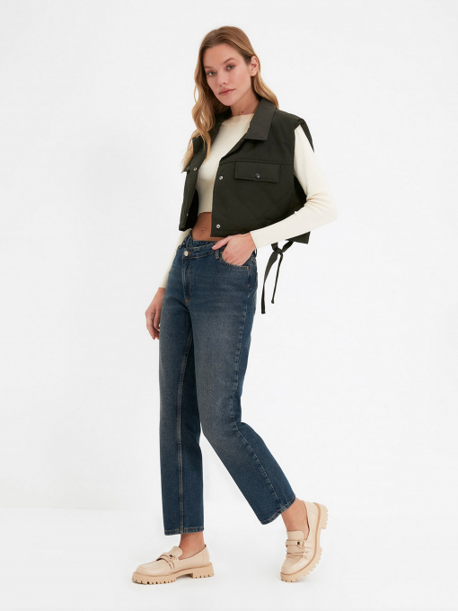 Прямые джинсы Trendyol Bootcut модель TWOAW22JE1057/Indigo Фото