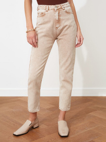 Джинси мом Trendyol Mom модель TWOSS21JE0172/Taba Фото