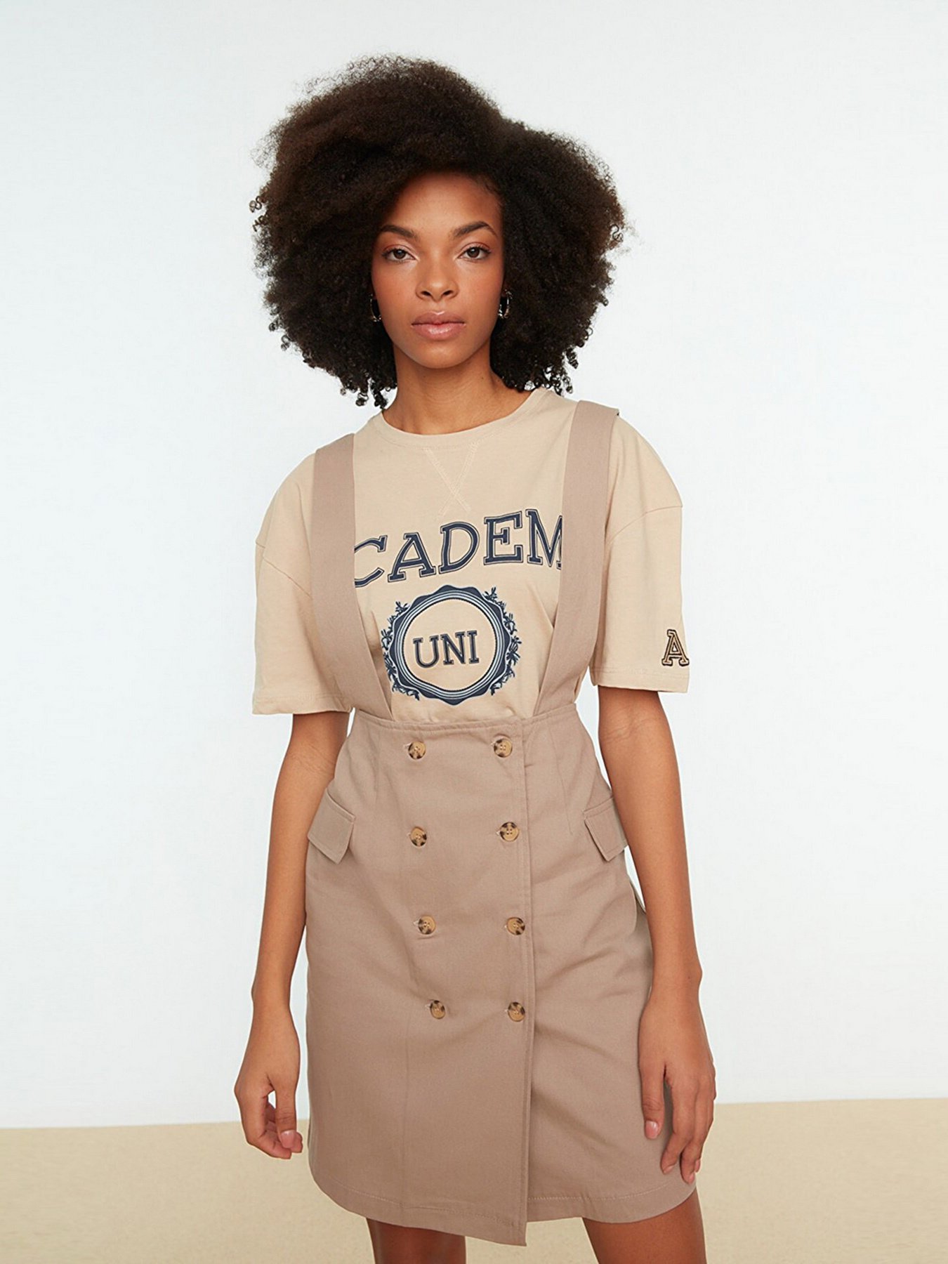 Сарафан Trendyol модель TWOSS22EL0271/Vizon Фото