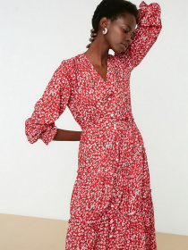 Сукня міді Trendyol модель TWOSS22EL0266/Kirmizi Фото