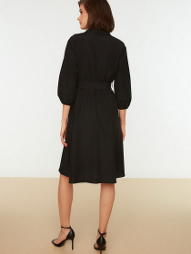 Платье миди Trendyol модель TWOSS22EL0116/Siyah Фото