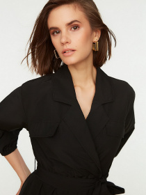 Платье миди Trendyol модель TWOSS22EL0116/Siyah Фото