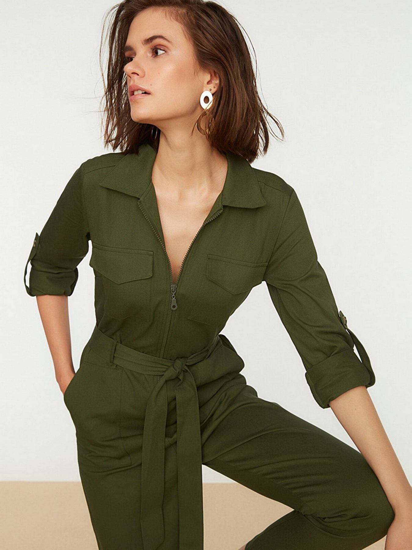 Комбинезон Trendyol модель TWOSS22TU0005/Haki Фото