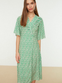 Сукня міді Trendyol модель TWOSS22EL0072/Yesil Фото