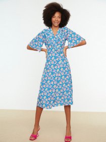 Платье миди Trendyol модель TWOSS22EL0072/Mavi Фото