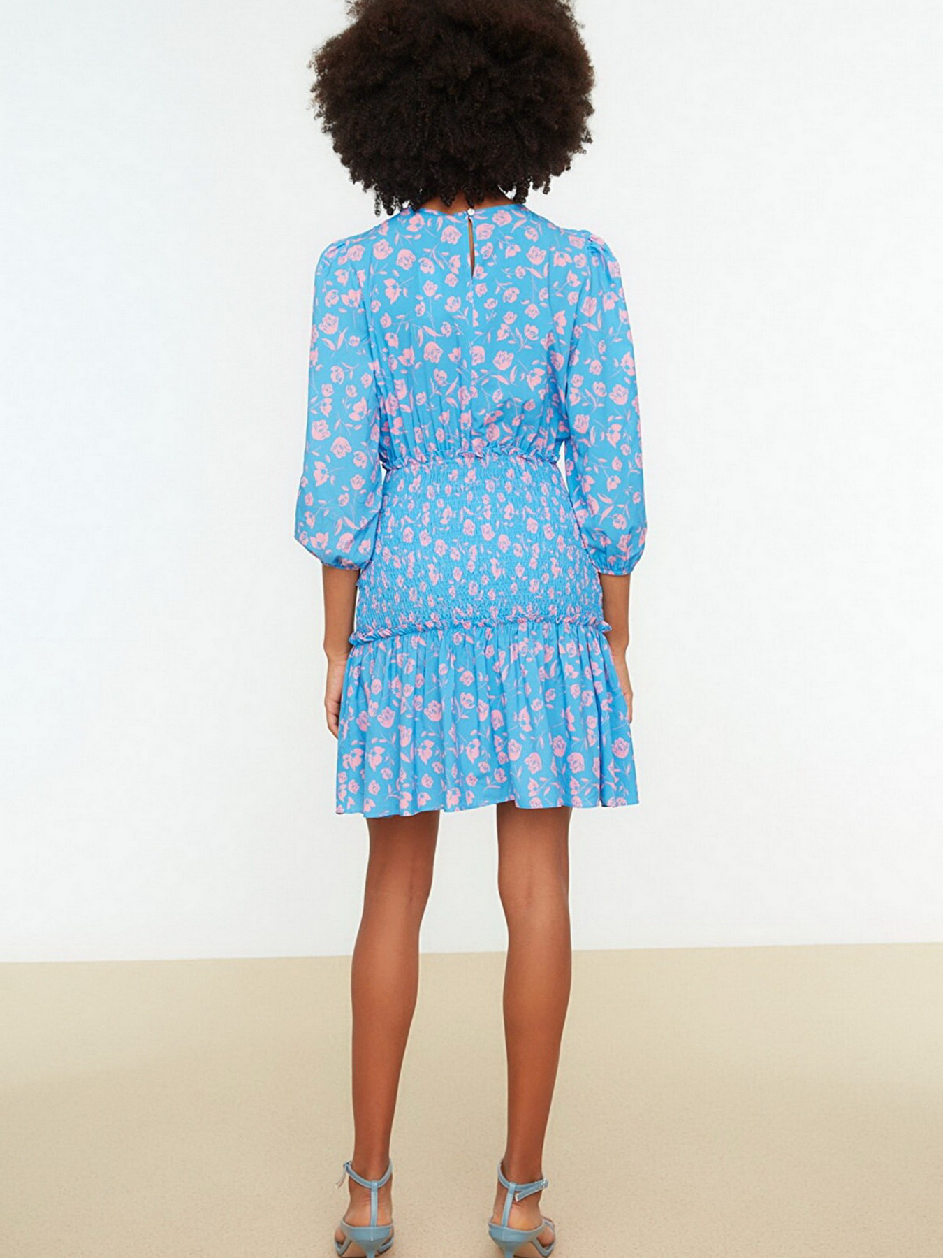 Сукня міні Trendyol модель TWOSS22EL0071/Mavi Фото