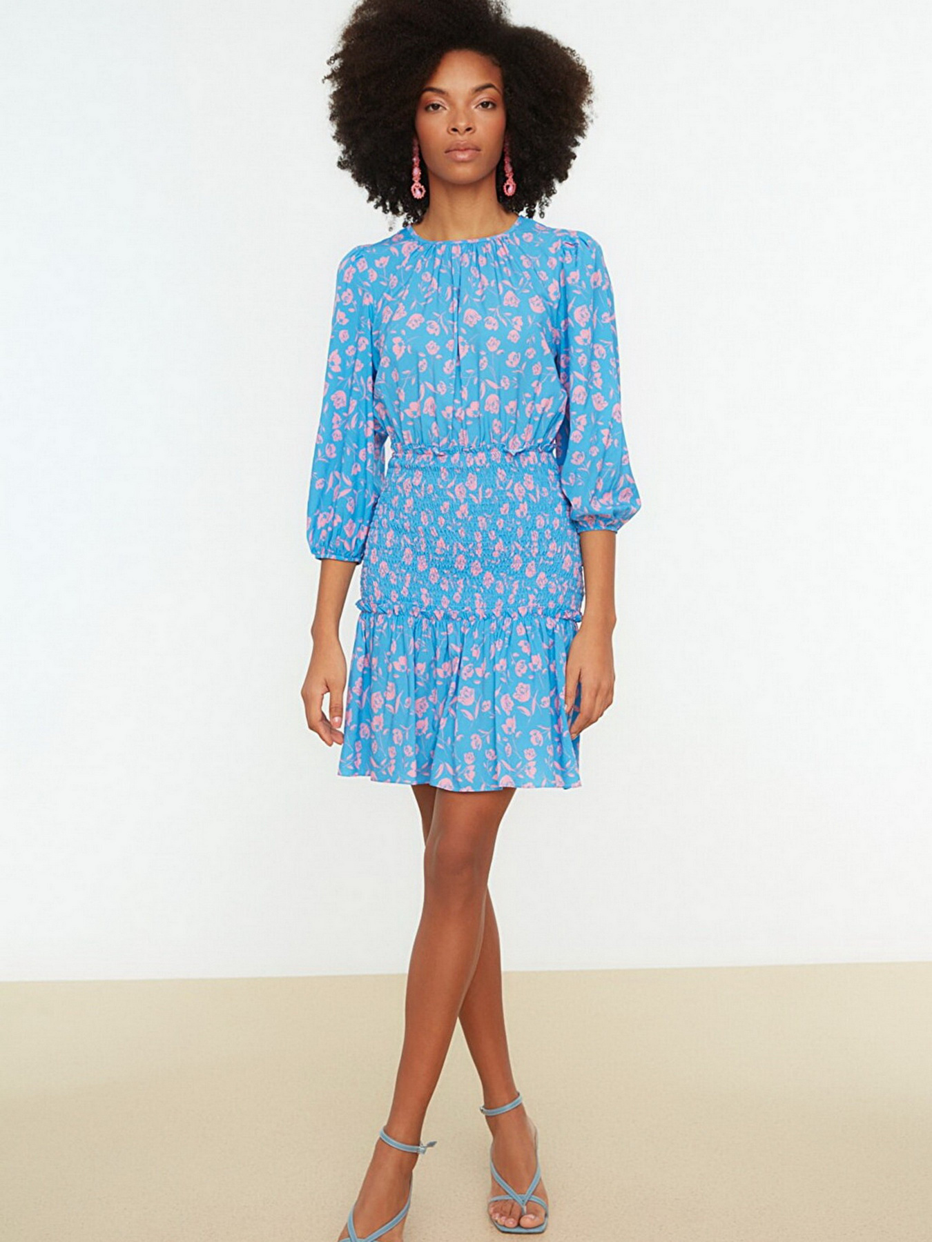 Сукня міні Trendyol модель TWOSS22EL0071/Mavi Фото