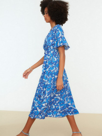 Платье миди Trendyol модель TWOSS22EL0168/Lacivert Фото