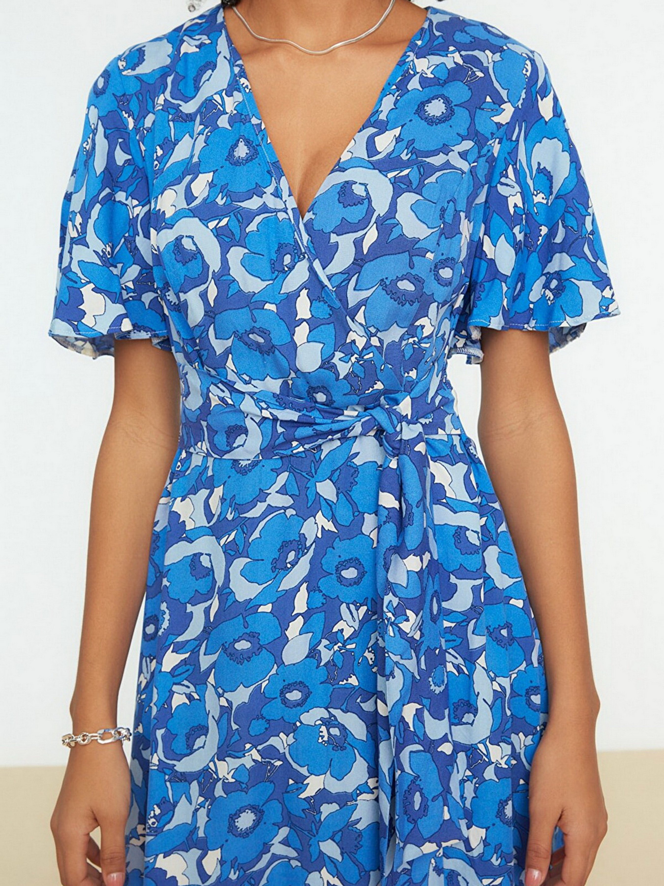 Сукня міді Trendyol модель TWOSS22EL0168/Lacivert Фото