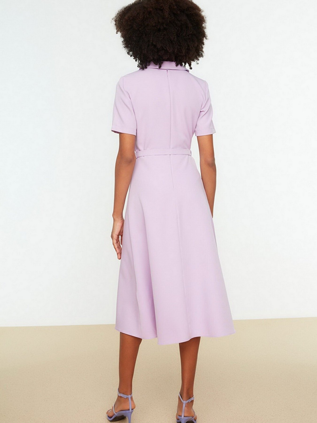 Сукня міді Trendyol модель TWOSS22EL0139/Lila Фото