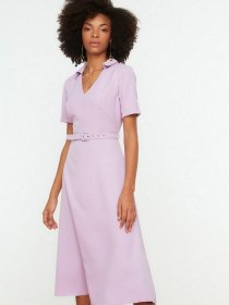 Сукня міді Trendyol модель TWOSS22EL0139/Lila Фото
