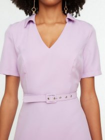 Сукня міді Trendyol модель TWOSS22EL0139/Lila Фото