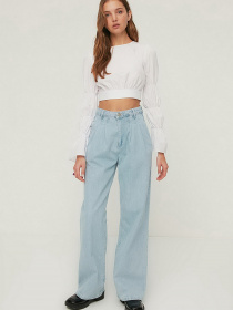 Блуза Trendyol модель TWOSS22BZ0052/Ekru Фото