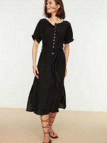 Сукня міді Trendyol модель TWOSS22EL0075/Siyah Фото