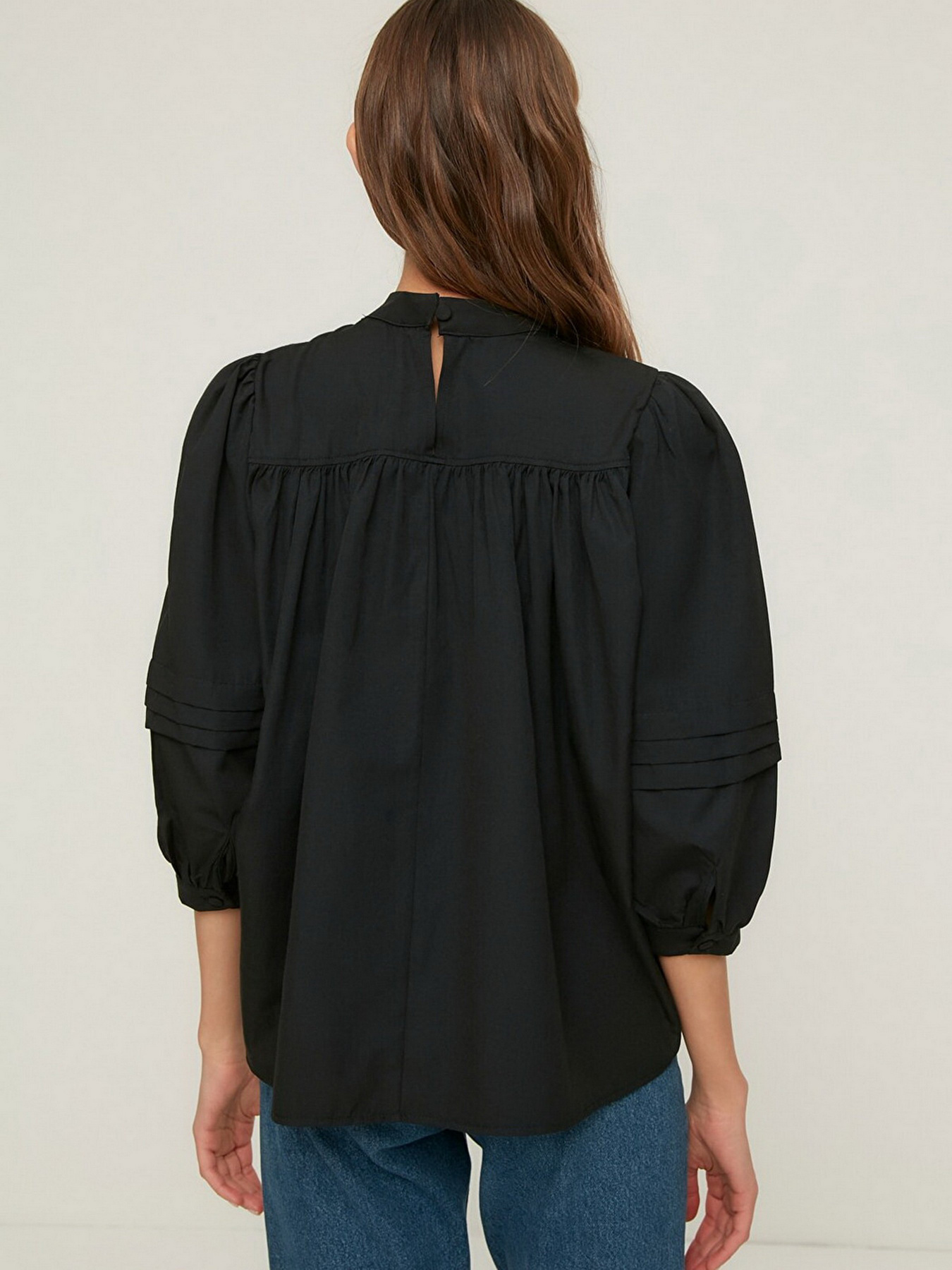 Блуза Trendyol модель TWOSS22BZ0203/Siyah Блуза Trendyol модель TWOSS22BZ0203/Siyah Фото
