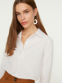 Блуза Trendyol модель TWOSS22GO0072/Ekru Фото