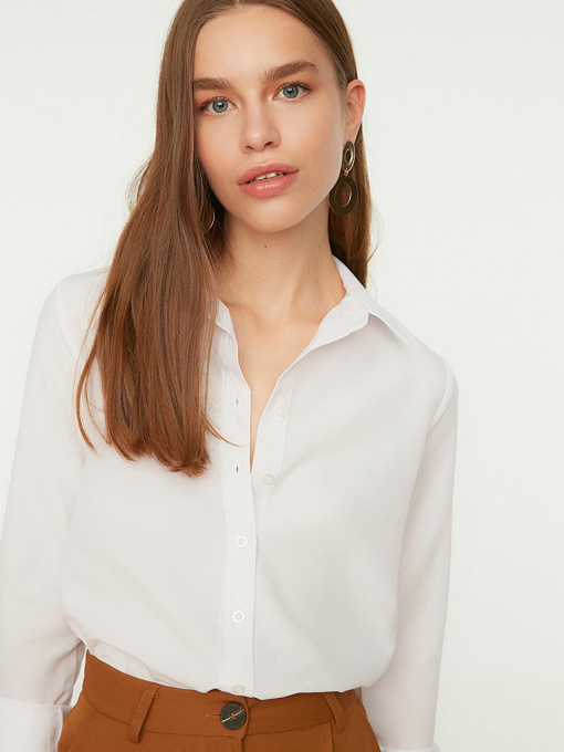 Блуза Trendyol модель TWOSS22GO0072/Ekru Фото