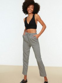 Повсякденні штани Trendyol модель TWOSS22PL0026/Siyah Фото