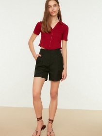 Шорти Trendyol модель TWOSS22SR0013/Siyah Фото
