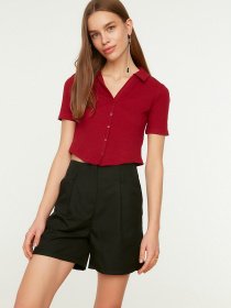 Шорти Trendyol модель TWOSS22SR0013/Siyah Фото