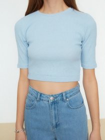 Топ Trendyol модель TWOSS22BZ0290/Mavi Фото